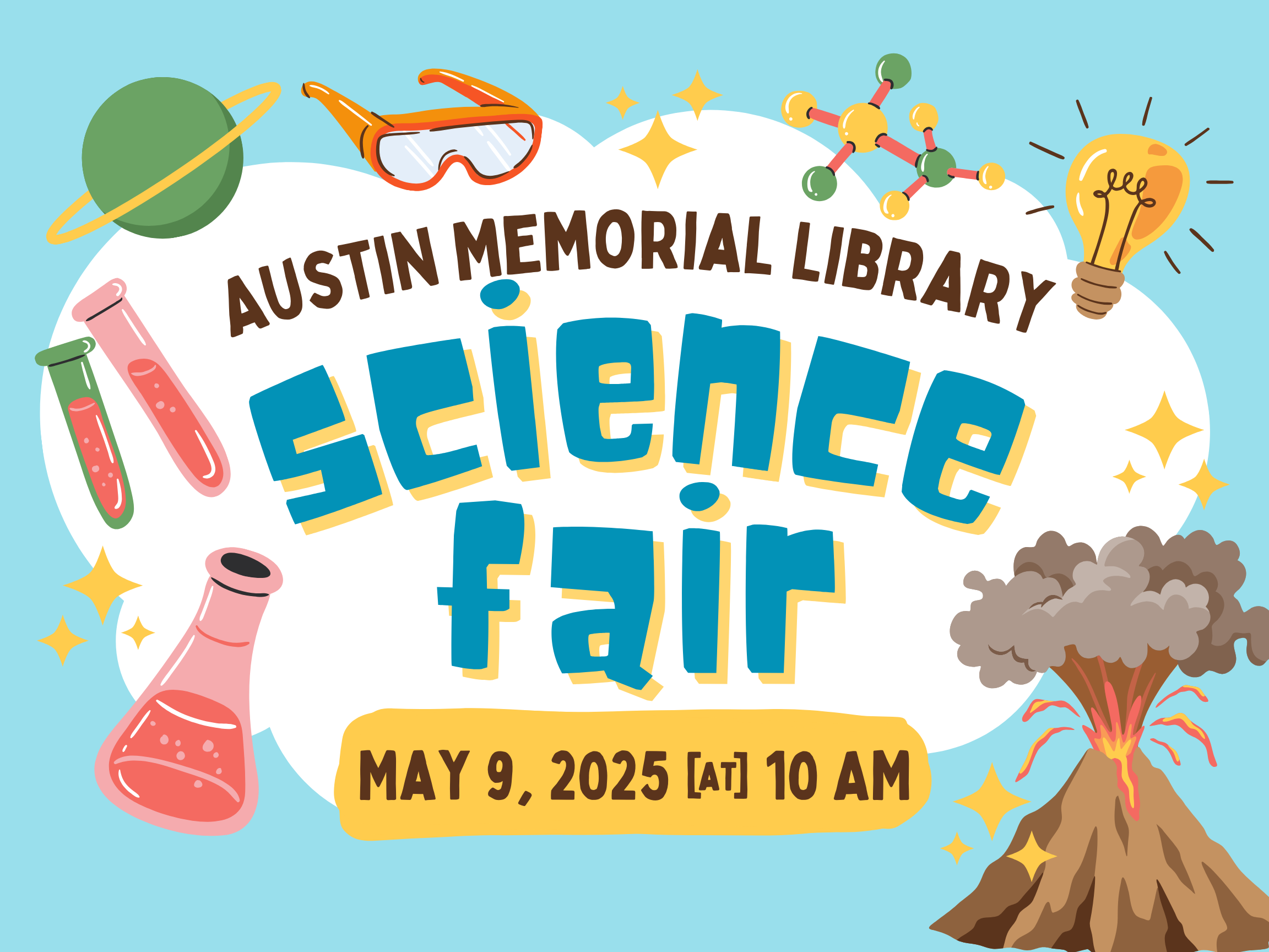 flyer for science fair on May 9